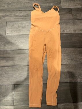 lululemon athletica Sleeveless Align Jumpsuit in Camel Brown